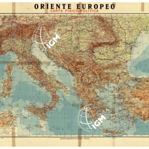 ORIENTE EUROPEO - CARTA FISICO-POLITICA