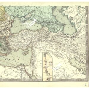 KARTE VON EUROPA UND DEM MITTELLANDISCHEN MEER. CARTA DELL'EUROPA E DEL MEDITERRANEO - FOGLIO 4