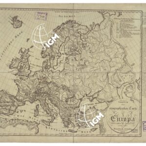 VERSUCH EINER OROGRAPHISCHEN KARTE VON EUROPA