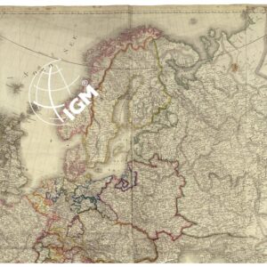 KARTE VON EUROPA NEBST DEN ANGRENZUNGEN VON ASIEN UND AFRICA