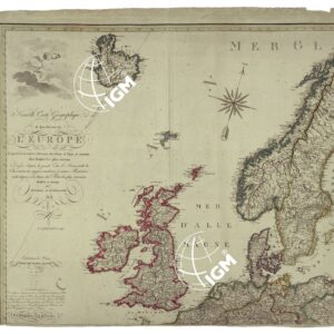 NOUVELLE CARTE GEOGRAPHIQUE ET DES POSTES DE L'EUROPE - FOGLIO 1