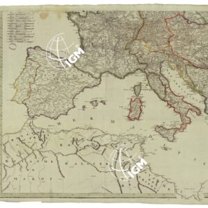 NOUVELLE CARTE GEOGRAPHIQUE ET DES POSTES DE L'EUROPE - FOGLIO 3