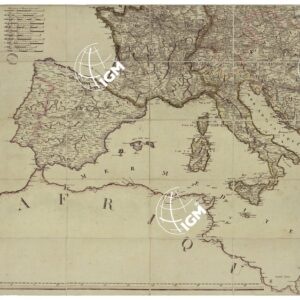 NOUVELLE CARTE GEOGRAPHIQUE ET DES POSTES DE L'EUROPE - FOGLIO 3