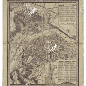 PIANTA DELLA CITTA' DI PRAGA