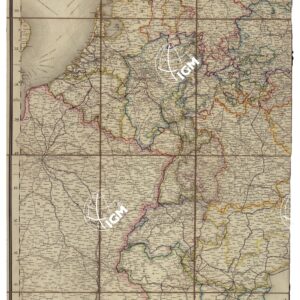 POST KARTE VON DEUTSCHLAND UND DER ANGRONZENDEN ETC... - FOGLIO 1