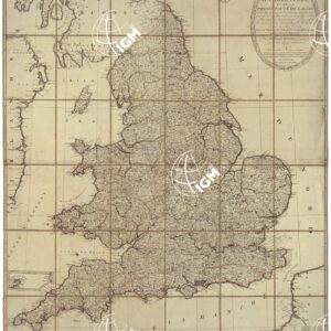 NOUVELLE CARTE DU ROYAUME D'ANGLETERRE ET DE LA PRINCIPAUTE' DE GALLES