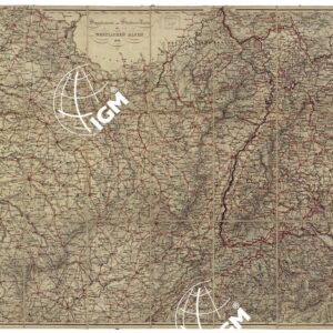 STRASSEN KARTE DER WESTLICHEN ALPES ETC... - FOGLIO 2