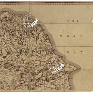 A NEW MAP OF YORKSHIRE DIVIDED INTO ITS RIDINGS AND SUBDIVIDED ETC... - FOGLIO 2