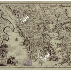 CARTA GEOGRAFICA DEL LEVANTE VENETO, OSSIA DELLE ISOLE DEL MAR JONIO NELLA GRECIA
