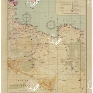 CARTA AERONAUTICA GENERALE IN PROIEZIONE DI MERCATORE