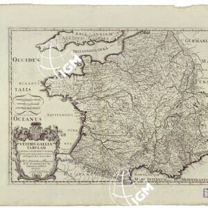 VETERIS GALLIA TABULAM A NICOLAO SANSON ETC...