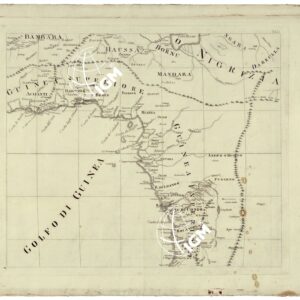 CARTA GENERALE DELL'AFRICA DELINEATA SULLE ULTIME OSSERVAZIONI E DIETRO LE PIU' RECENTI SCOPERTE - FOGLIO 5