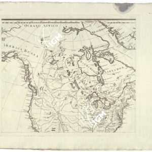 CARTA GENERALE DELL'AMERICA CON LE PORZIONI DELLA POLINESIA O PARTE ORIENTALE DELL'OCEANIA SECONDO LE NUOVE SCOPERTE E OSSERVAZIONI - FOGLIO 2