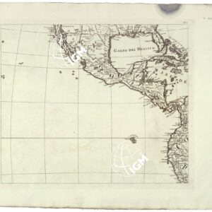 CARTA GENERALE DELL'AMERICA CON LE PORZIONI DELLA POLINESIA O PARTE ORIENTALE DELL'OCEANIA SECONDO LE NUOVE SCOPERTE E OSSERVAZIONI - FOGLIO 5