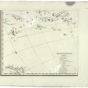 CARTA GENERALE DELL'AMERICA CON LE PORZIONI DELLA POLINESIA O PARTE ORIENTALE DELL'OCEANIA SECONDO LE NUOVE SCOPERTE E OSSERVAZIONI - FOGLIO 7