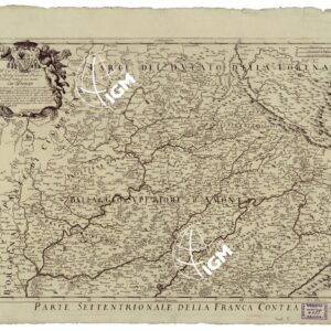 LA FRANCIA CONTEA, DIVISA NEI SUOI TRE BALIAGGI PRINCIPALI, CIOE' D'AVAL DI DOLA E DI AMONT ETC... FOGLIO 1
