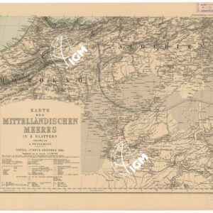 KARTE DES MITTELLANDISCHEN MEERES - FOGLIO 5