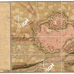 PLAN DE LA VILLE ET CITTADELLE DE PERPIGNAN