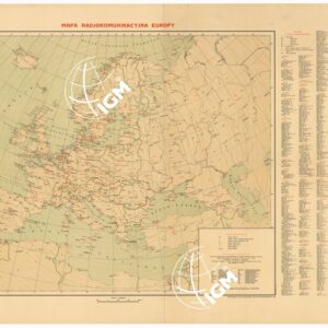 MAPA RADJOKOMUNIKACYJNA EUROPY