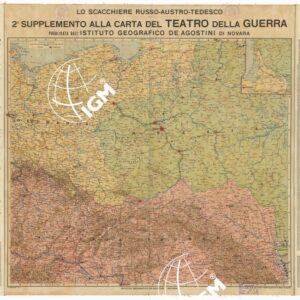 LO SCACCHIERE RUSSO-AUSTRO-TEDESCO - FRONTE RETRO