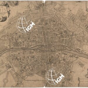 LE PLAN DE PARIS SES FAUBOURGS ET SES ENVIRONS