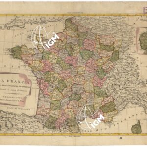 LA FRANCIA DIVISA NEGLI OTTANTATRE DIPARTIMENTI SECONDO LA NUOVA COSTITUZIONE