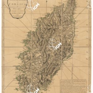 A NEW MAP OF THE ISLAND AND KINGDOM OF CORSICA