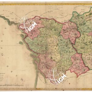 LA FRANCIA CIOE' LE REGIONI DELLE SORGENTI DEL NORD E DE' MARI - LA FRANCIA CIOE' LE REGIONI DELL'OCCIDENTE DEL CENTRO E DEL LEVANTE - FOGLIO 3