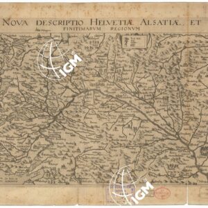NOVA DESCRIPTIO HELVETIAE ALSATIAE ET FINITIMARUM REGIONUM