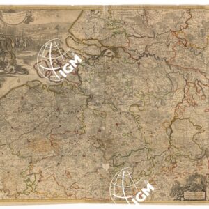 TEATRE DE LA GUERRE EN FLANDRE & BRABANT, LES PAYS CONQUIS ET LE BAS - RHEIN, ECC...