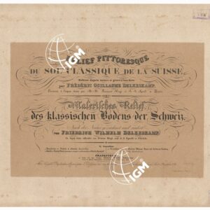 RELIEF PITTORESQUE DU SOL CLASSIQUE DE LA SUISSE ETC... - TITOLO