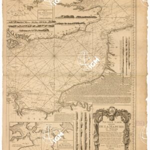NOUVELLE CARTE REDUITE DE LA MANCHE DE BRETAGNE (CARTA NAUTICA) - FOGLIO 1
