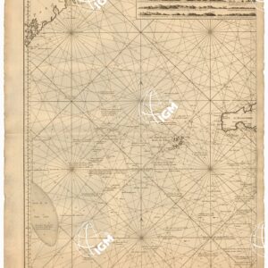 NOUVELLE CARTE REDUITE DE LA MANCHE DE BRETAGNE (CARTA NAUTICA) - FOGLIO 3