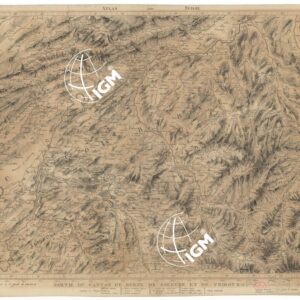 ASSEMBLAGE DE ATLAS SUISSE - PARTIE DU CANTON DE BERNE DE SOLEURE ET DE FRIBOURG - FOGLIO 6