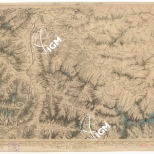 ASSEMBLAGE DE ATLAS SUISSE - PARTIE DES GRISONS DU HAUT RHEINTHAL ET SES FRONTIERES AU GOUVERNEMENT D'ARLBERG ET TYROL - FOGLIO 8