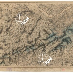 ASSEMBLAGE DE ATLAS SUISSE - PARTIE DU CANTON DE BERNE DU VALLAIS ET CANTON DE FRIBOURG - FOGLIO 10