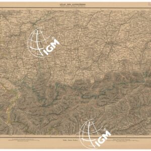 ATLAS DER ALPENLANDER - CARTE DES PAYS DES ALPES - FOGLIO 2