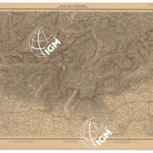 ATLAS DER ALPENLANDER - CARTE DES PAYS DES ALPES - FOGLIO 5