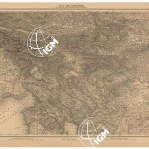 ATLAS DER ALPENLANDER - CARTE DES PAYS DES ALPES - FOGLIO 6