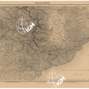 ATLAS DER ALPENLANDER - CARTE DES PAYS DES ALPES - FOGLIO 7