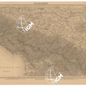 ATLAS DER ALPENLANDER - CARTE DES PAYS DES ALPES - FOGLIO 8
