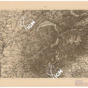 WANDKARTE DER ALPEN ENTWORFEN VON A. STEINHAUSER K.K. RATH - FOGLIO 4