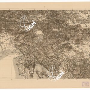 WANDKARTE DER ALPEN ENTWORFEN VON A. STEINHAUSER K.K. RATH - FOGLIO 6