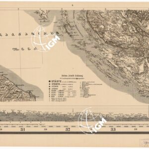 WANDKARTE DER ALPEN ENTWORFEN VON A. STEINHAUSER K.K. RATH - FOGLIO 9