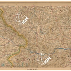 ALPENLAND MIT DEN ANGRENZENDEN GEBIETEN VON CENTRAL EUROPA - FOGLIO BL III WIEN