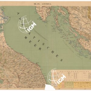 ALPENLAND MIT DEN ANGRENZENDEN GEBIETEN VON CENTRAL EUROPA - FOGLIO BL IX ANCONA