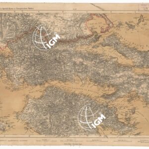 SPECIAL KARTE EUROPAISCHEN TURKEI - FOGLIO 20