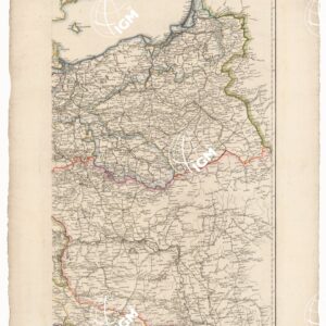 NEUESTE POST-KARTE DURCH GANZ DEUTSCHLAND UND FRANKREICH BIS PARIS, DURCH OBER ITALIEN, OESTREICH, UNGARN, PREUSSEN, POHLEN UND DAENEMARK - FOGLIO 2