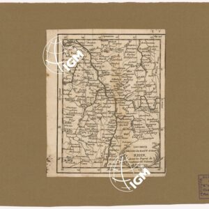 LES DEUX CERCLES DU HAUT ET AS RHIN, SUIVANT LES DEGRES DE L'ACADEMIE DES SCIENCES DE PARIS 1744