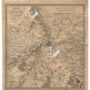 PLAN DES SCHLACHTFELDES UM LEIPZIG